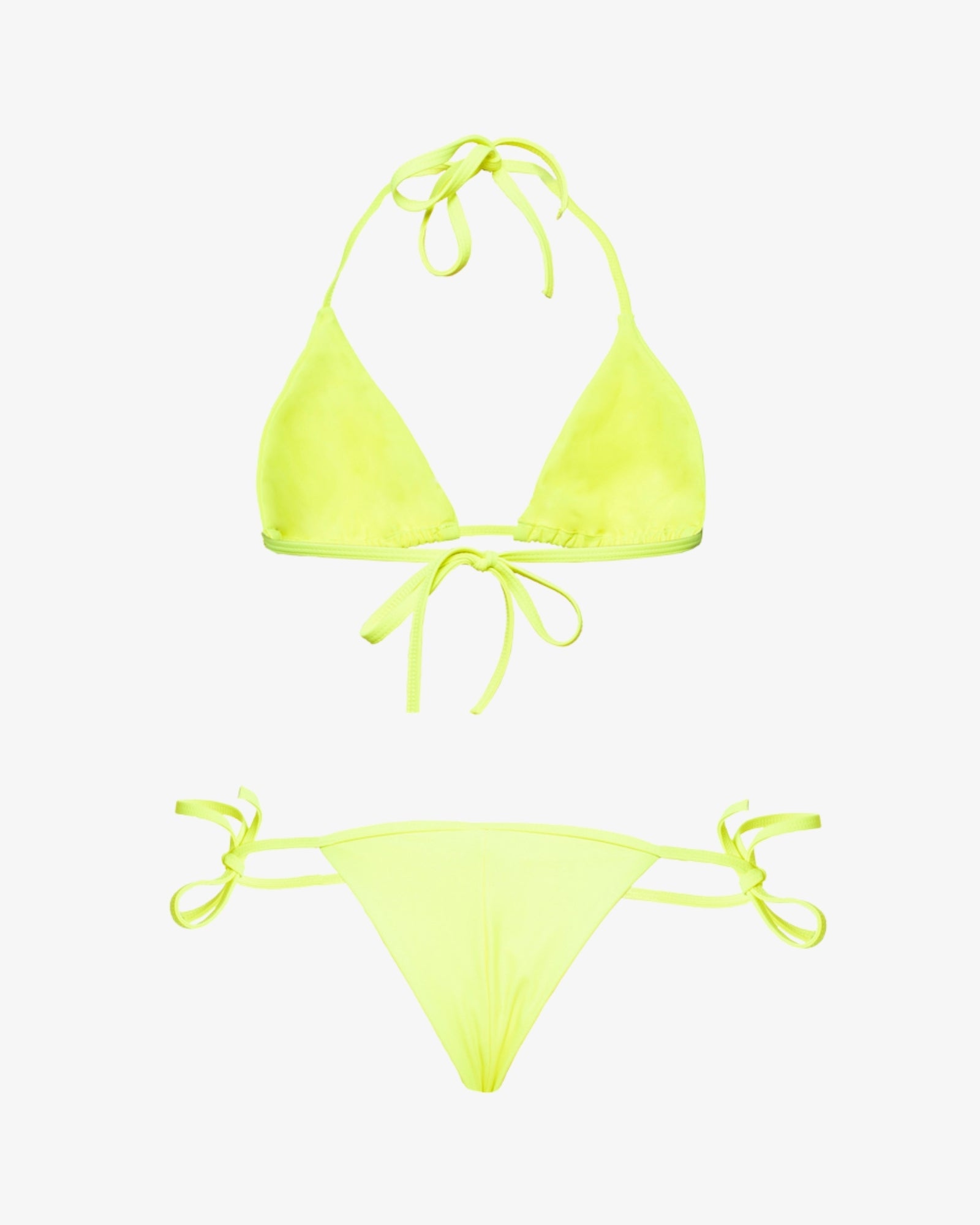 Costum de Baie Triunghi, Vibrant Neon