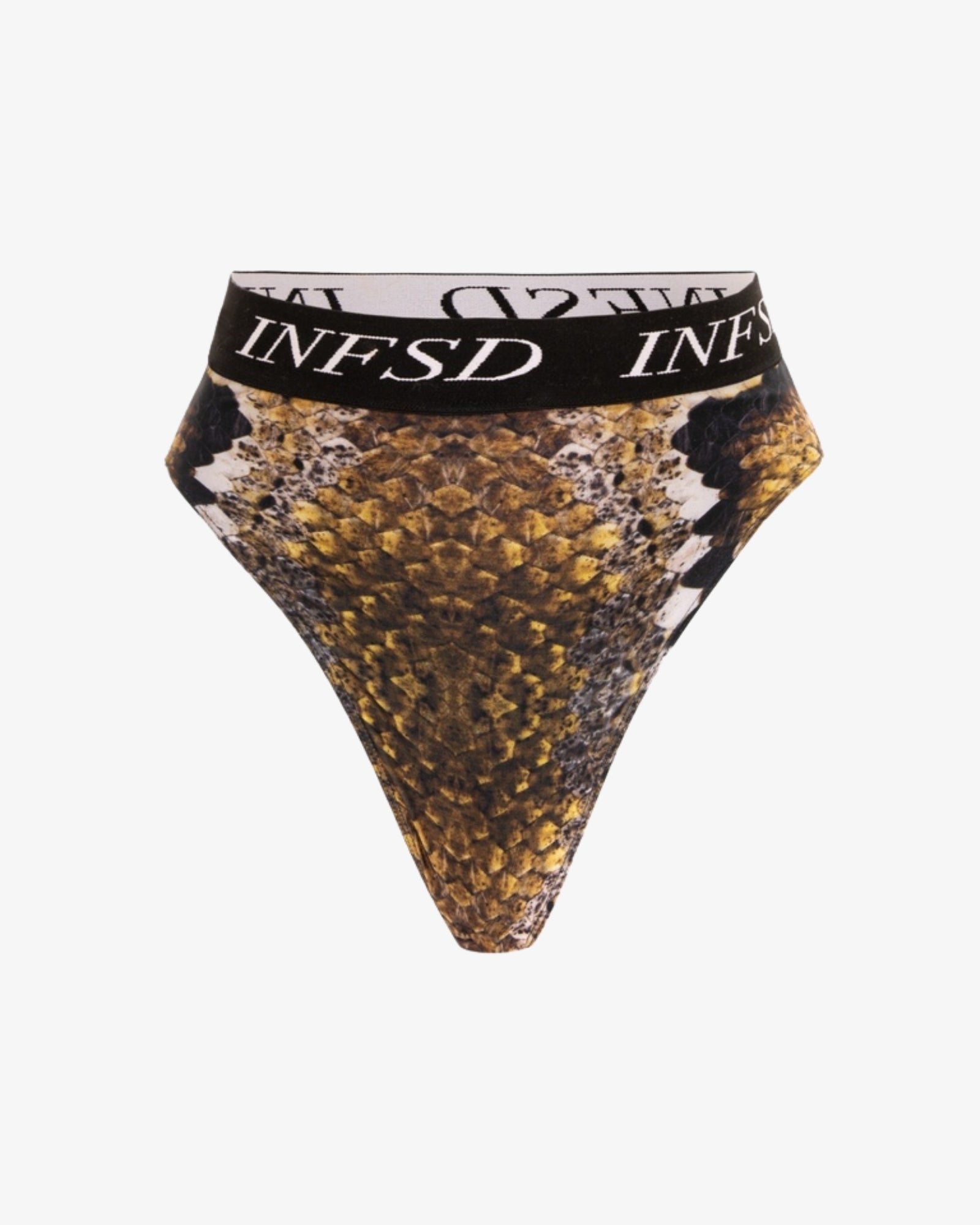 Slip de Baie Bralette, Iced Coffee Python