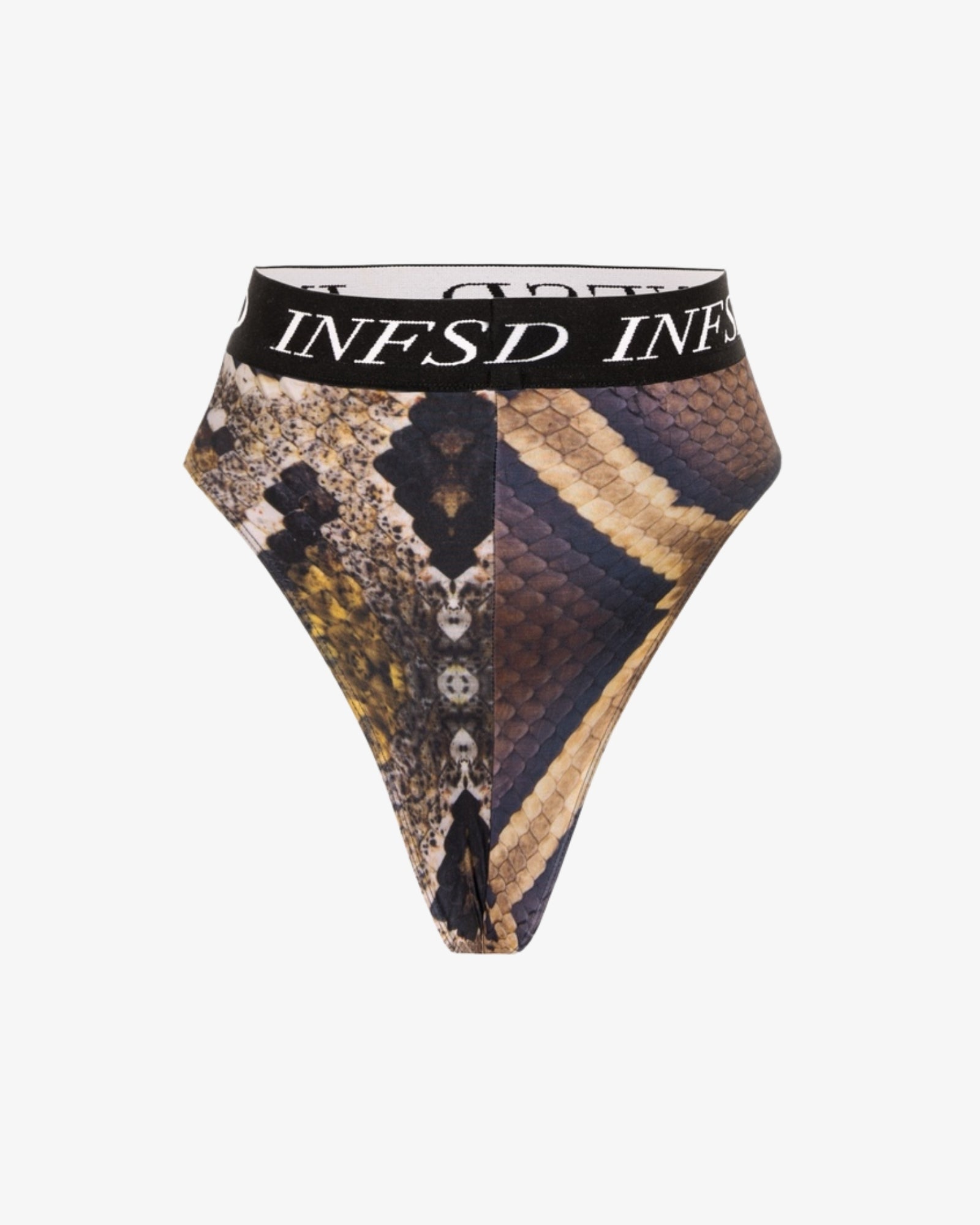 Slip de Baie Bralette, Iced Coffee Python