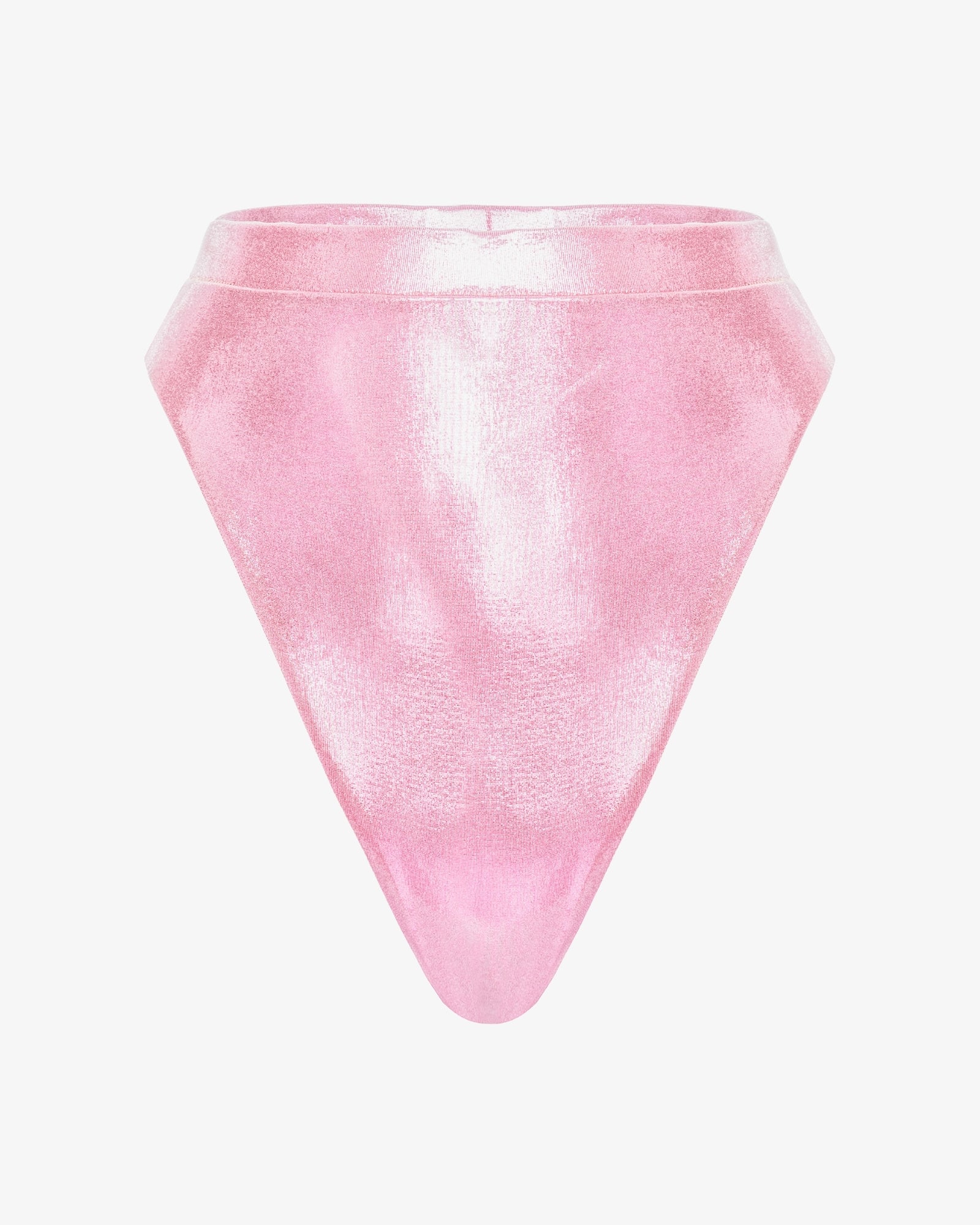 Slip de Baie Bralette, Metallic Pink