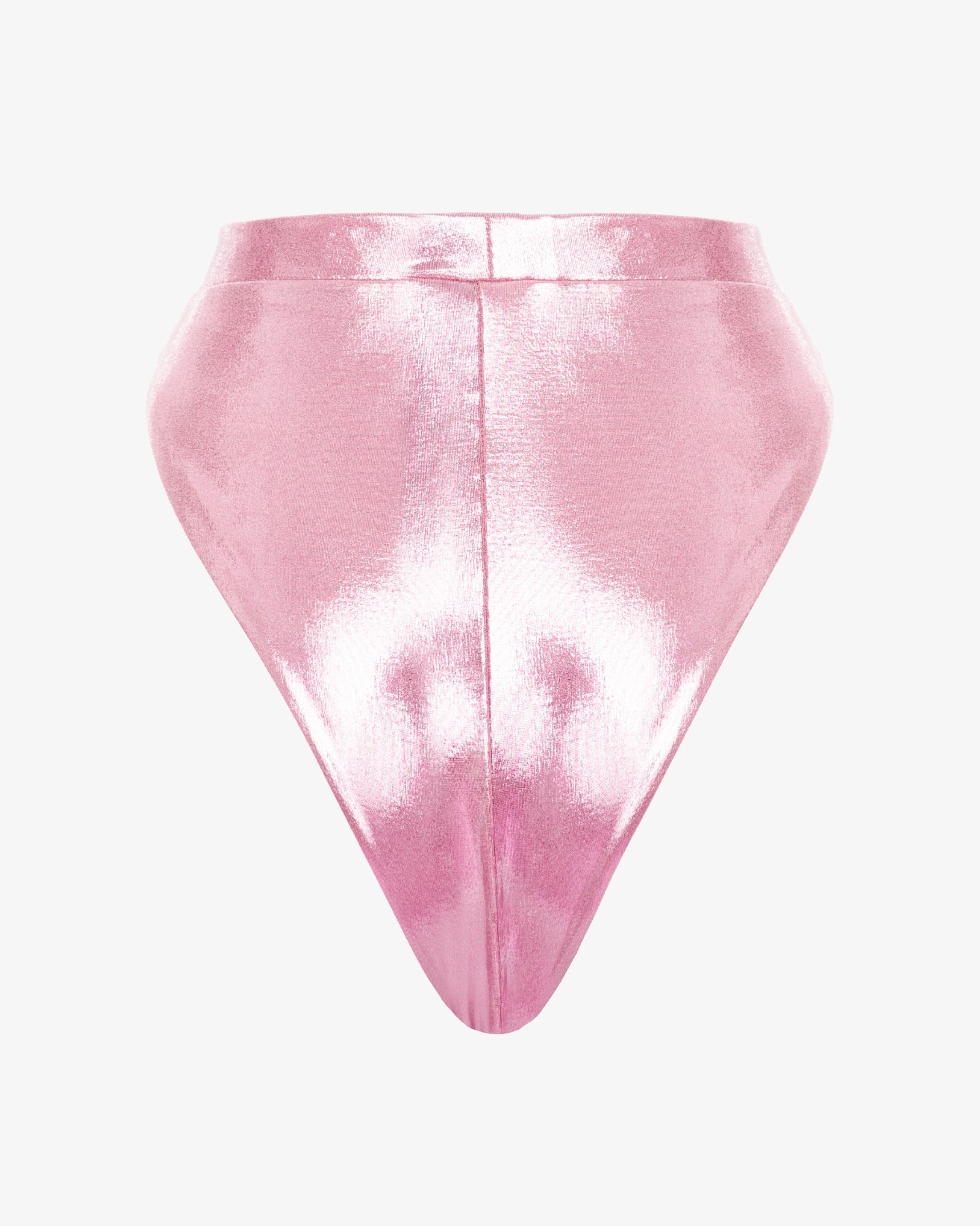 Slip de Baie Bralette, Metallic Pink
