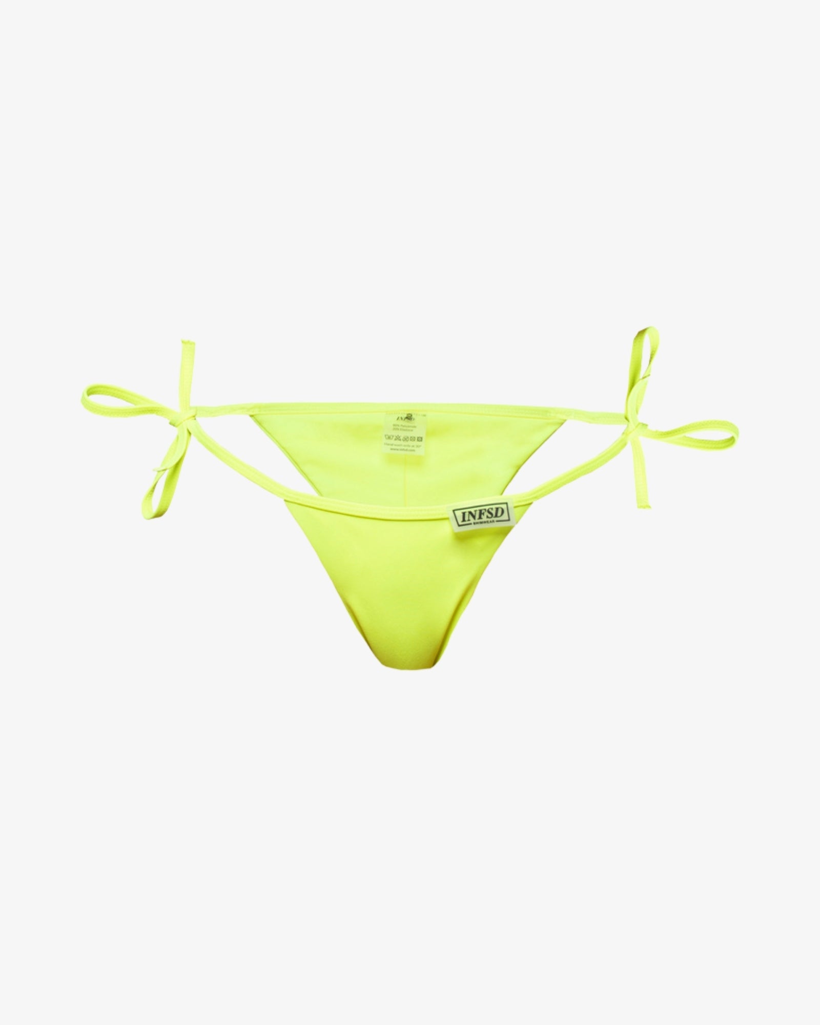 Slip de Baie Triunghi, Vibrant Neon