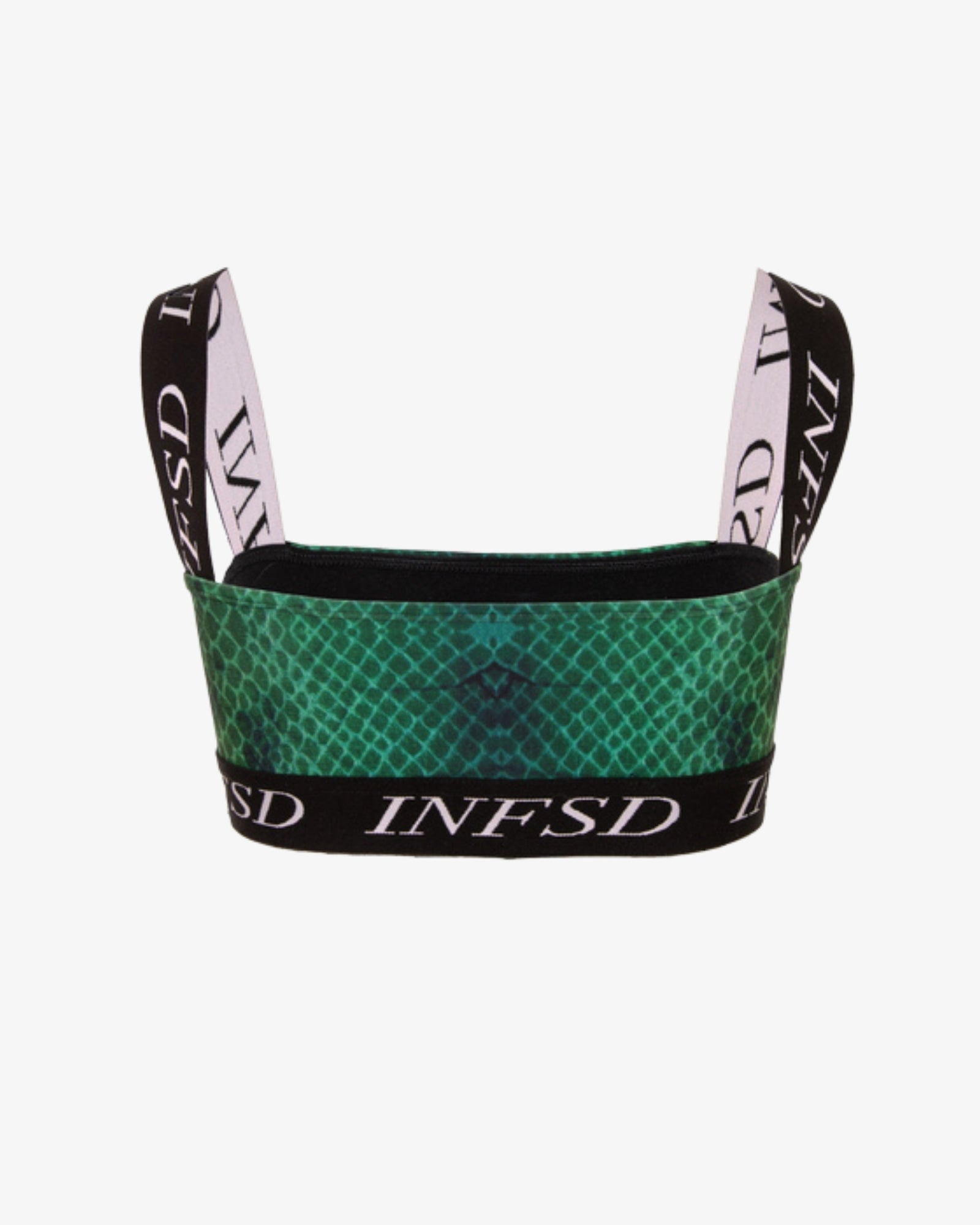 Flash Green Boa, Bralette Bikini Top