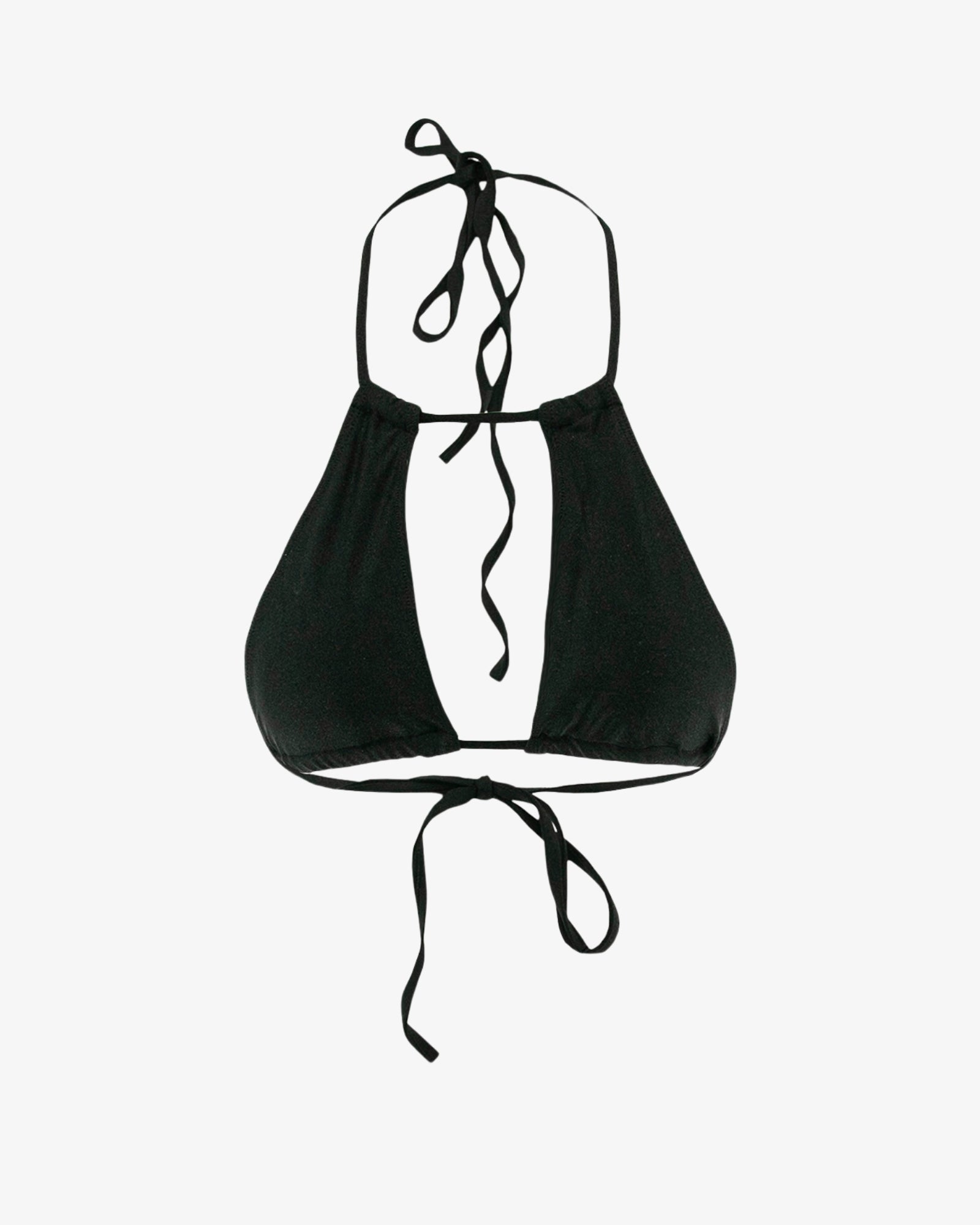 Sutien de Baie Halter, Pure Black