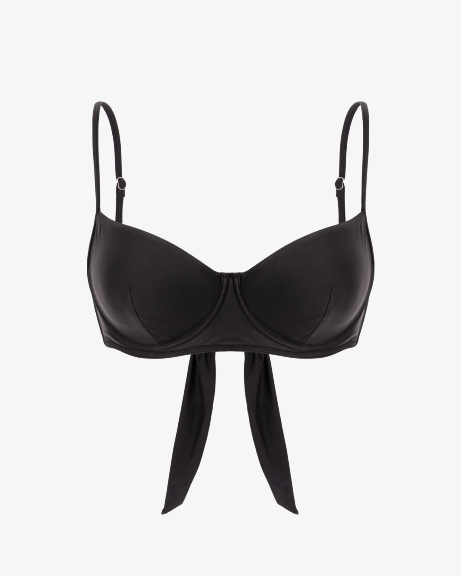 Pure Black, Wired Bikini Top