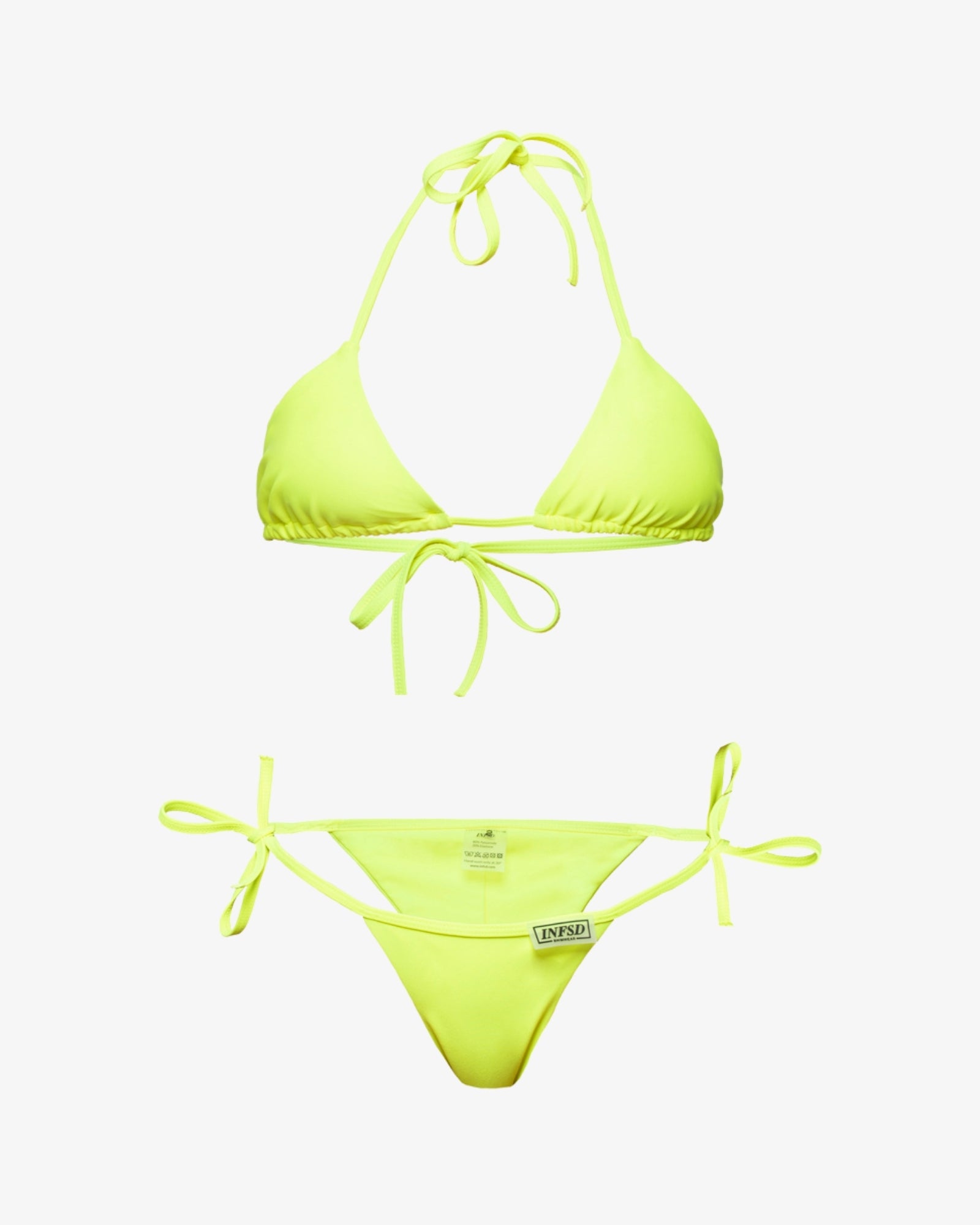 Vibrant Neon, Triangle Bikini Set