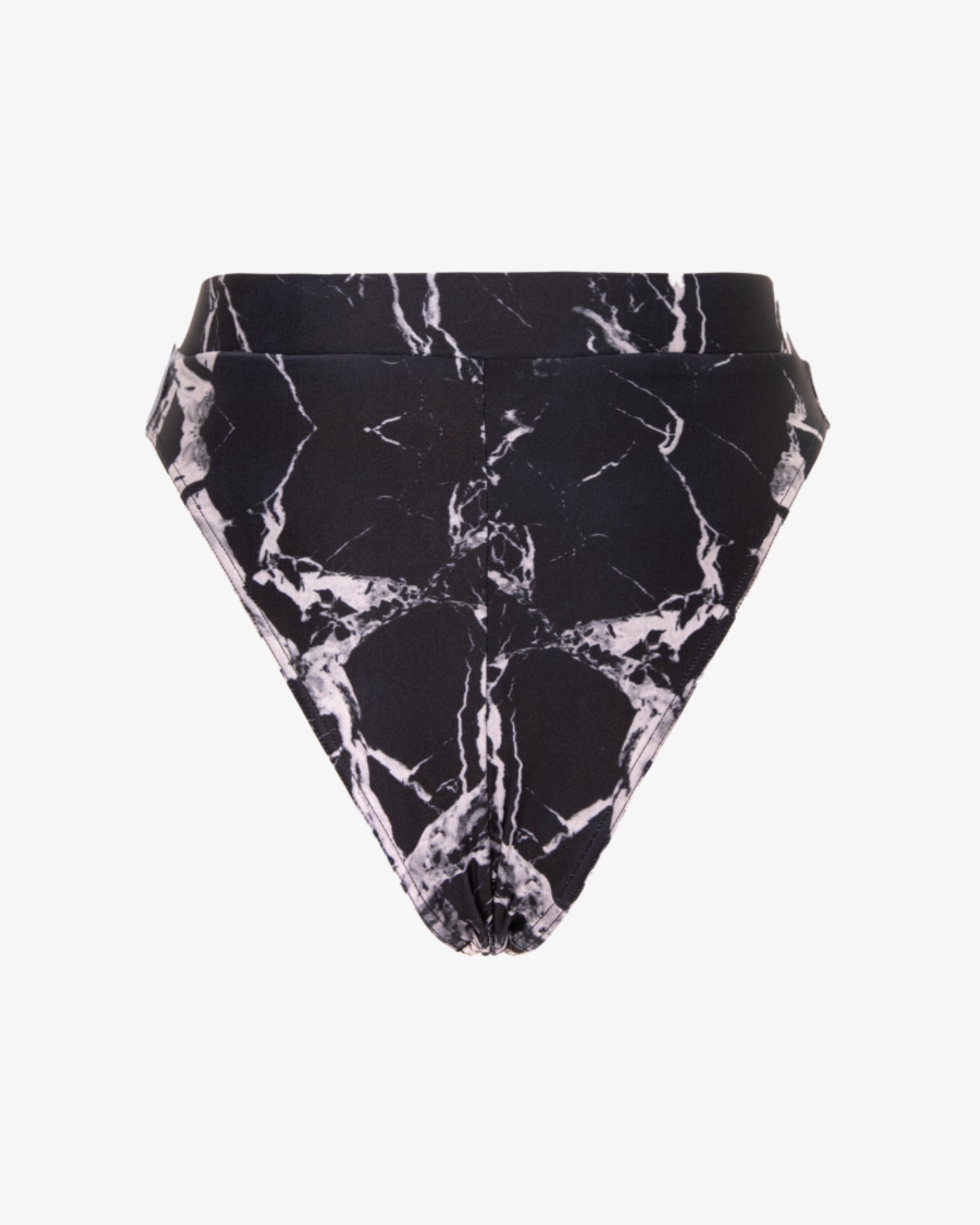 Black Marble, V-Cut Bikini Bottom