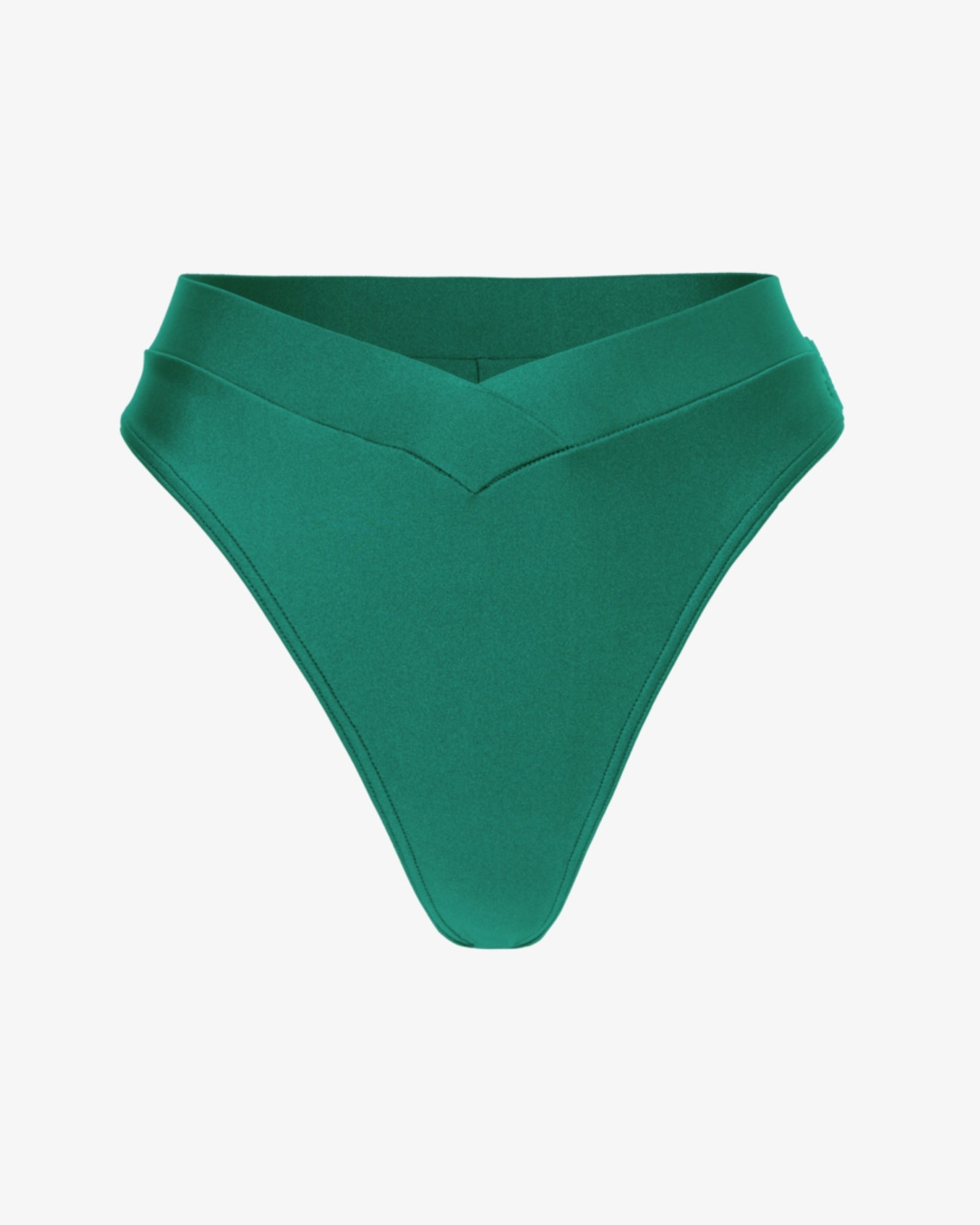 Slip de Baie V-Cut, Emerald Green