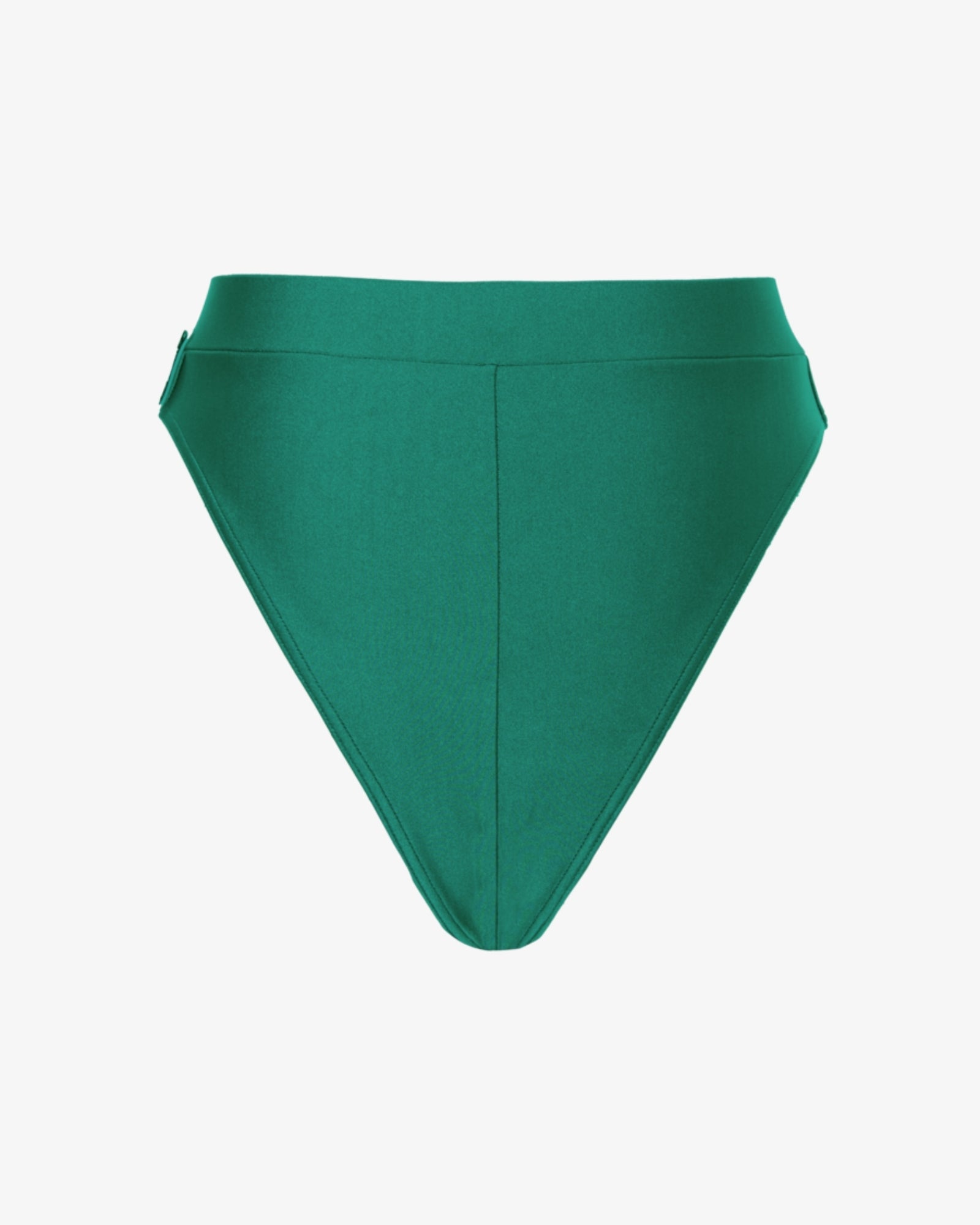 Slip de Baie V-Cut, Emerald Green