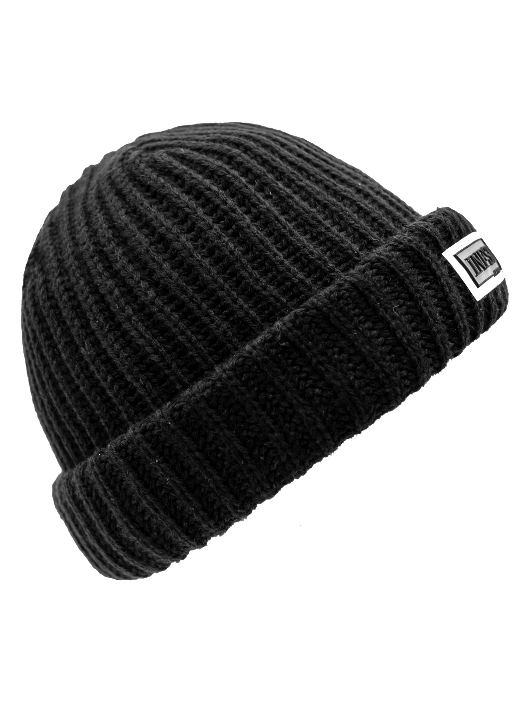 BAD BEANIE black - chunky knit