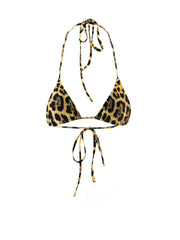 #HighOnLeopard print triangle top